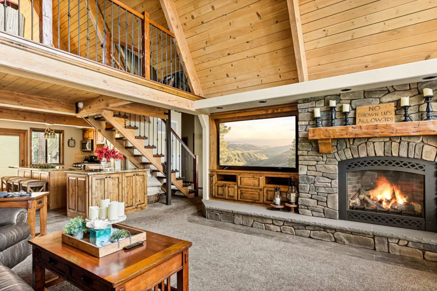 011 Treehouse Cottage A-Frame Big Bear Vacation Rentals